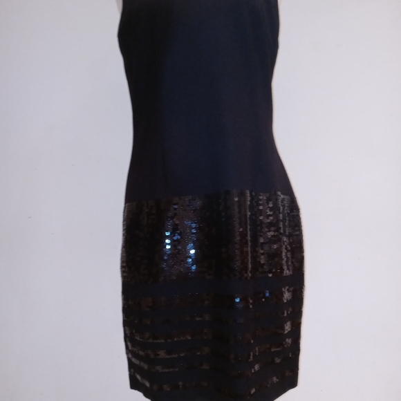 Calvin Klein Black Sequined Dress, 14 - Picture 5 of 9